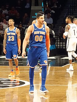 Kanter with the New York Knicks in 2018