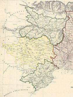 Chota Nagpur Division of the Bengal Presidency, 1872