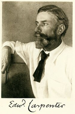 Edward Carpenter, philosopher and activist who was instrumental in the foundation of the Fabian Society and the Labour Party as well as in the early LGBTI western movements