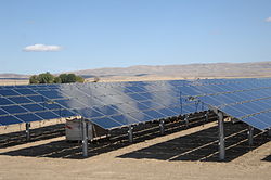 Utility-scale solar photovoltaic (plant) in Sacramento, CA