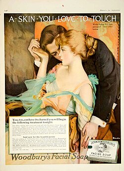 1916 Ladies' Home Journal version of the famous ad by Helen Lansdowne Resor of the J. Walter Thompson Agency