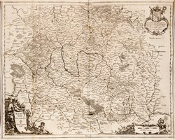 Map of Franconia, 1642