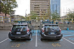 Evo car sharing in Canada.