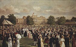 The garden party at Buckingham Palace for the Jubilee, 20 June 1887