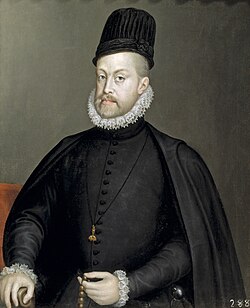 Philip II of Spain (1527–1598).