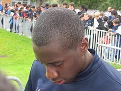 Matuidi signing autographs in 2011