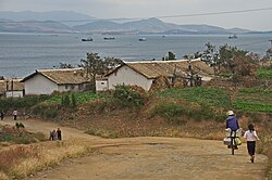 Countryside of Nampo, by the Taedong River