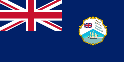 Colonial flag of British Honduras, 1919–1981