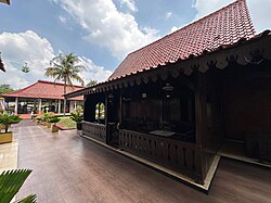 Rumah Kebaya built with Betawi architecture at Taman Mini Indonesia Indah