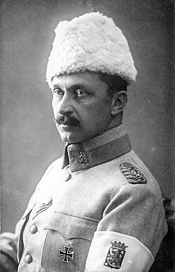 General C. G. E. Mannerheim in 1918 during the Finnish Civil War