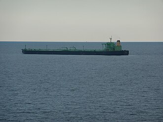 Tanker Oliva offloading at LOOP.