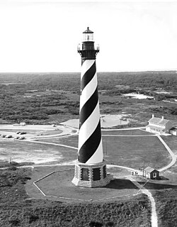 Cape Hatteras Lighthouse, located in North Carolina's Outer Banks