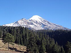 Pico de Orizaba, the highest mountain in Mexico