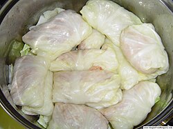 Sarmi, a traditional Bulgarian Christmas Eve dish