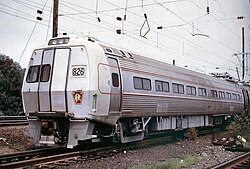 Metroliner trains developed in the U.S. for rapid service between New York and Washington, DC