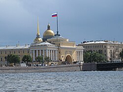 The Admiralty building in St. Petersburg