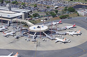 The apron before the expansion