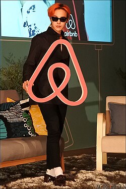 G-Dragon became a face of Airbnb for Asia in 2015