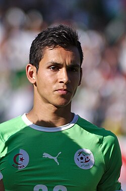 Aïssa Mandi is Algeria's most capped player with 123 appearances.