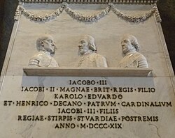 Detail of the monument in the Vatican