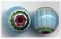 Chevron beads, Chinese