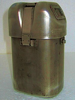 Self-rescue respirator, as carried