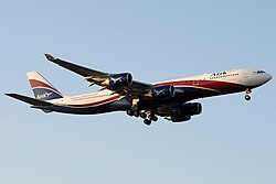 An A340-500 of Arik Air