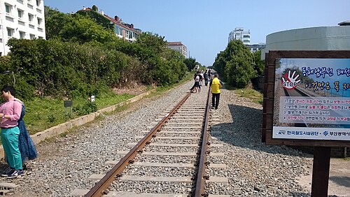 Reuse abandoned old railroad of Donghae Nambu Line
