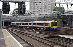 London Overground Class 378 entering Euston on the Lioness line from Watford Junction