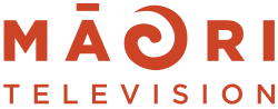 Very short lived Māori Television logo used from April to June 2022.