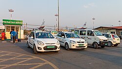 Prepaid airport taxis