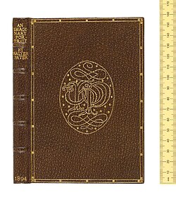 A book bound in pigskin
