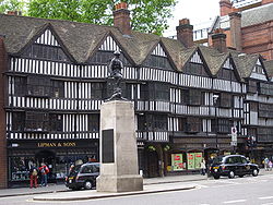 The timber-framed Staple Inn in Holborn, London