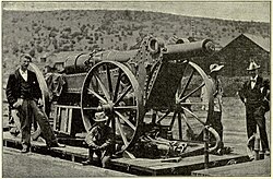 "The Jew" being transported to the Siege of Kimberley