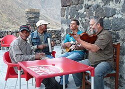 Cape Verdeans are very musical people; this group from Chã das Caldeiras is an example.