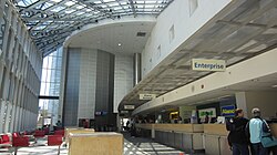 Interior of car rental