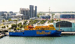 Large modern day mail boat