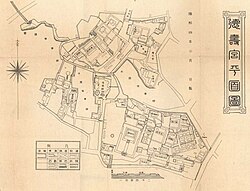 Map of Deoksugung in its February 1910 state (published 1938)