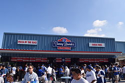 Tommy Lasorda's Trattoria, an Italian restaurant in the right field concourse at Dodger Stadium, a product of the minor 2014 renovations