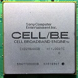 The Cell Broadband Engine on a PlayStation 3 motherboard