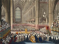 George IV's coronation, 19 July 1821