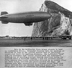 K-class blimps of USN Blimp Squadron ZP-14 conducted antisubmarine warfare operations at the Strait of Gibraltar in 1944–45.