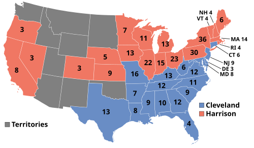 Results of the 1888 election