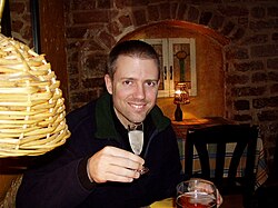 Mike Gogulski in Wrocław, Poland in 2004