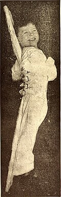 "Smiling Joe", a boy with spinal tuberculosis used as part of the campaign to raise money for the hospital