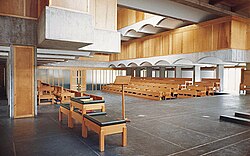 Interior of St Peter's Seminary in 1966