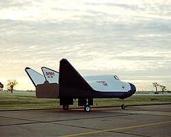 The HL-20 was built at Langley in October 1990 and is a full-scale non-flying mockup. It is currently on loan and displayed at the Wings Over the Rockies Air and Space Museum, Denver, Colorado.