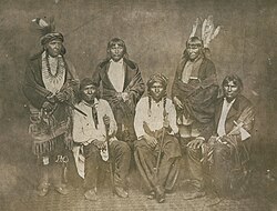 A treaty delegation of the Mdewakanton and Wahpekute indigenous tribes to Washington, D.C. (1858)
