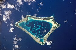 Atafu island in Tokelau