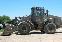 Armored front loader